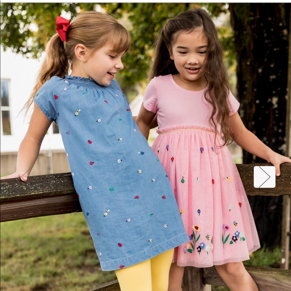 Hanna Andersson • Embroidered Chambray Dress